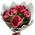 Burgundy peonies