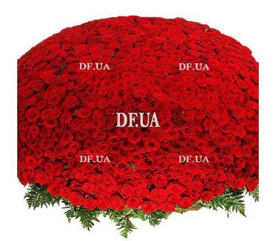 1001 red rose - chic bouquet for a chic woman