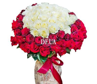 101 roses in the heart