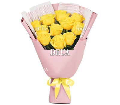 11 yellow roses