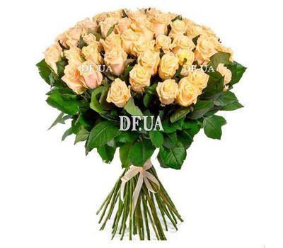 51 cream-colored roses