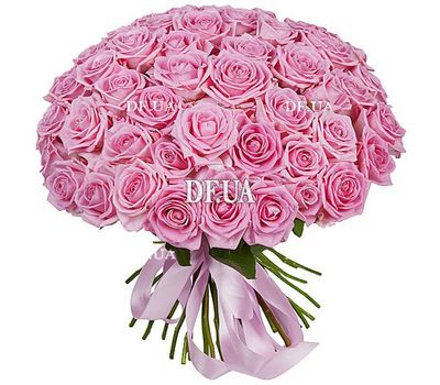 75 розовых роз