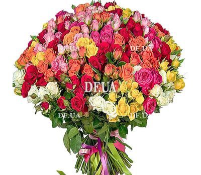 Bouquet of 101 bush roses