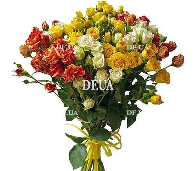 Bouquet of bush roses