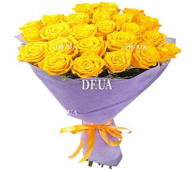25 yellow roses