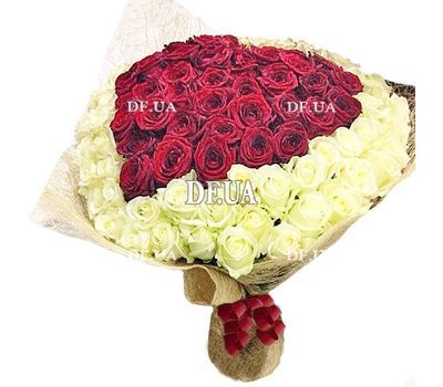 Bouquet heart from roses