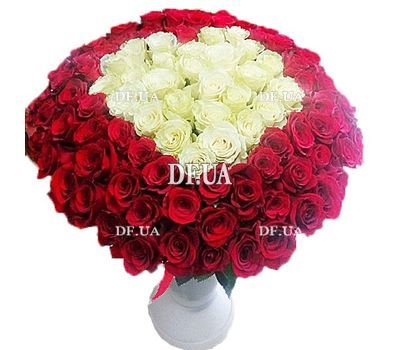 Rose heart bouquet