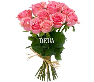 11 pink roses