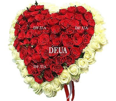 Heart of 101 roses
