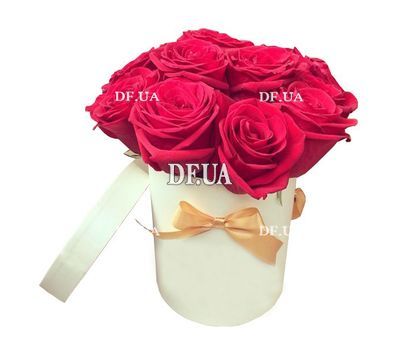 11 red roses in a box