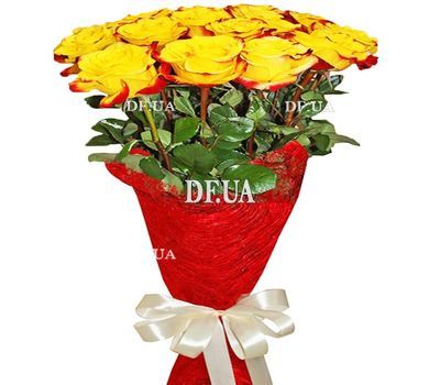 23 Dutch yellow roses