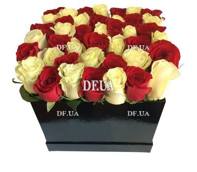 45 roses in a box