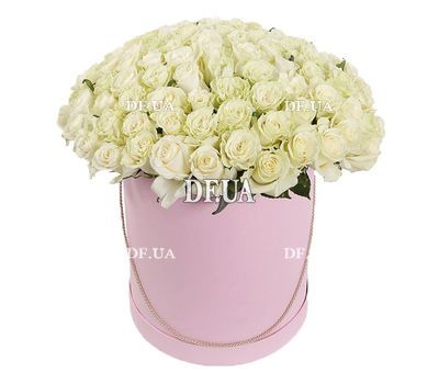 51 roses in a hat box
