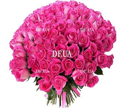 Bouquet 101 pink import rose