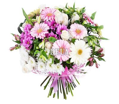Bouquet of flowers for a girl for her birthday