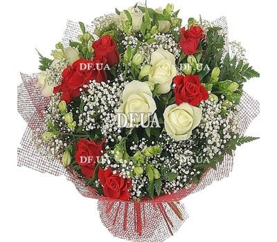 Bouquet of flowers to a beloved woman