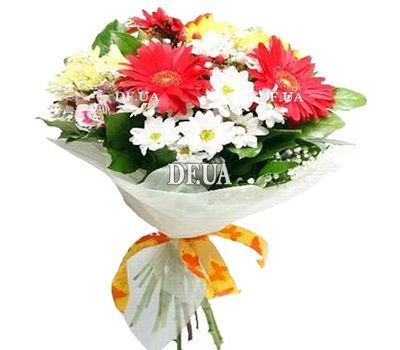 Flowers for the grandmother`s birthday
