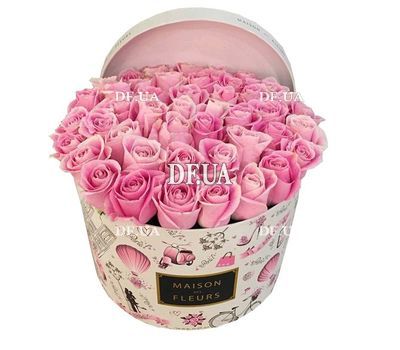 Box with roses for Birthday
