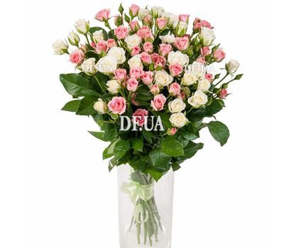 Delicate bouquet of roses spray