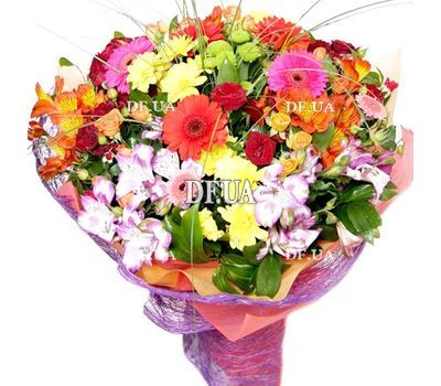 A huge bouquet of wildflowers