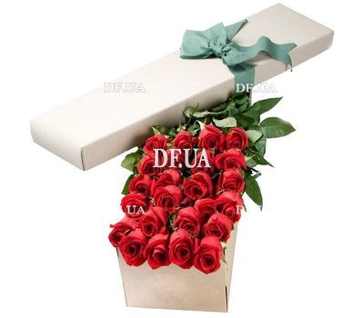 Roses in a long box
