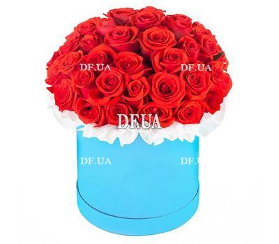 Elegant box of red roses