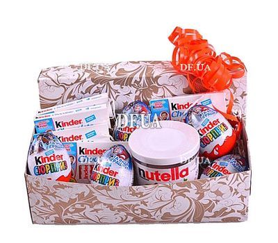 Sweets in the box for the birthday