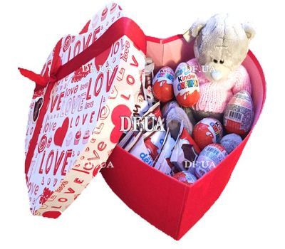 Sweets in a box with a bear