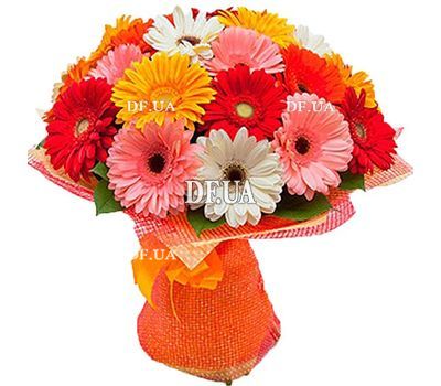 Bouquet of flowers from gerberas