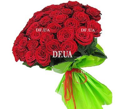 Bouquet of 47 red roses - view 2
