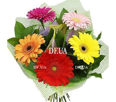 Bouquet of 5 gerberas