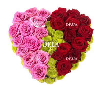 Flowers in the shape of heart