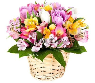 Flowers in the basket to buy