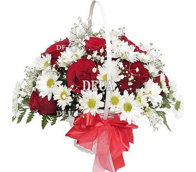 Composition with flowers