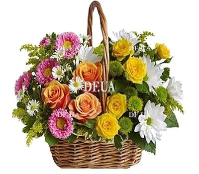 Basket of flowers