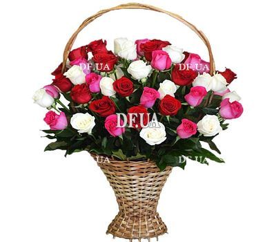 Basket of flowers for the beloved