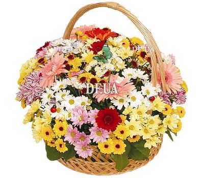 Beautiful basket of flowers for your beloved