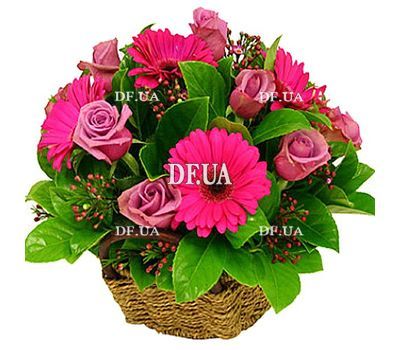 Beautiful basket of flowers for Birthday
