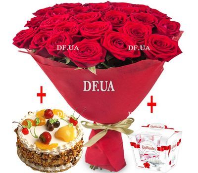 Bouquet and sweets