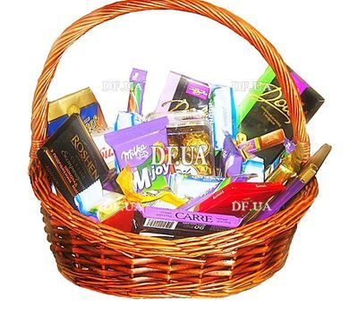 Basket of sweets for children