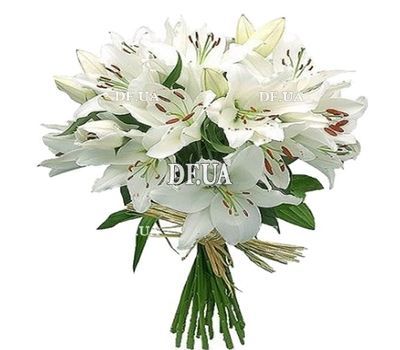 Beautiful bouquet of lilies