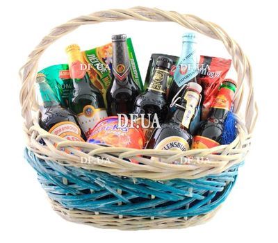 Gift basket for a man for his birthday