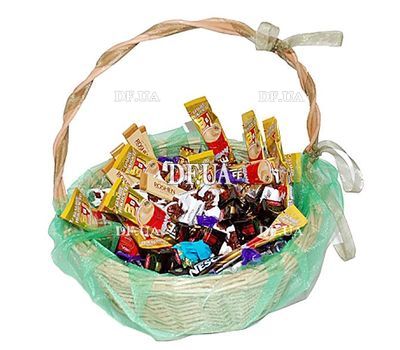 Gift basket with sweets and coffee