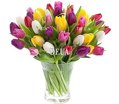 Assorted bouquet with tulips