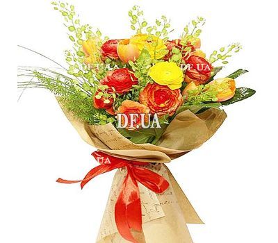 Bright bouquet of Ranunculus
