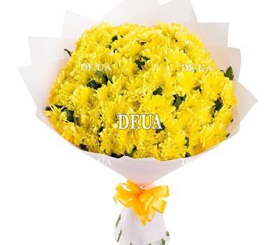 Yellow chrysanthemums