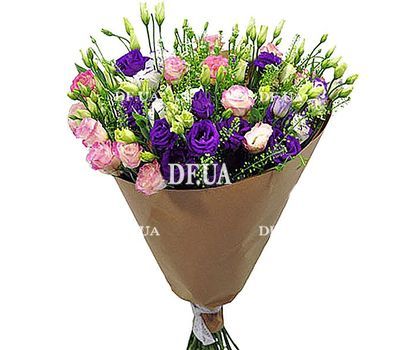 Bouquet of colorful oriental flowers