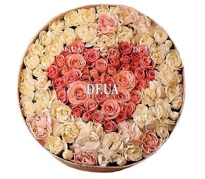 Flowers in a round box buy