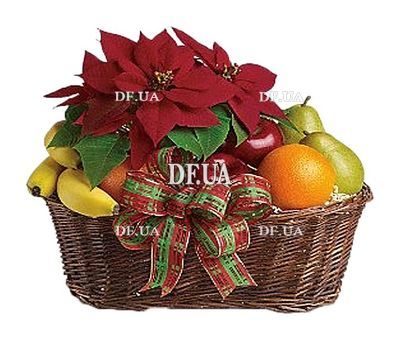 Fruit basket and Christmas star