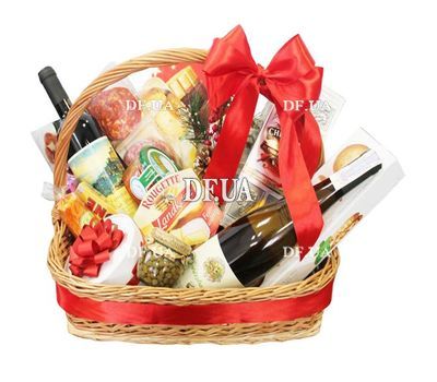 Grocery gift basket for the new year